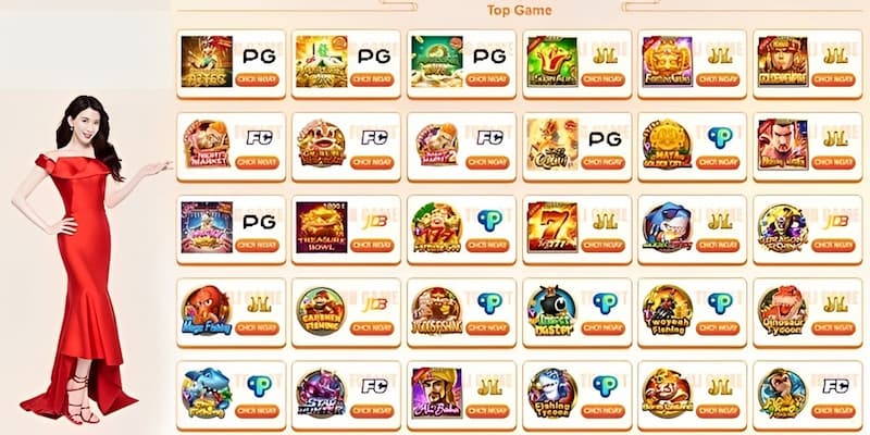 Ưu điểm với kho game đồ sộ